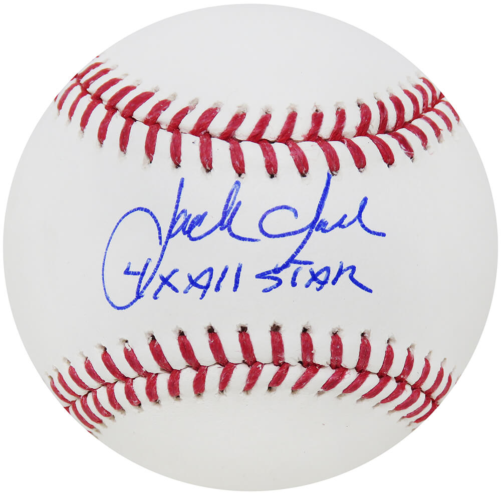 Jack Clark Autographed Rawlings Official MLB Baseball with 4x All Star-Powers Sports Memorabilia