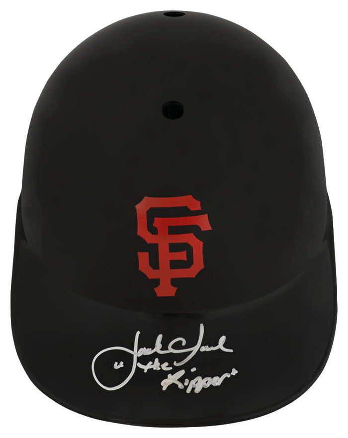 Jack Clark Autographed San Francisco Giants Souvenir Replica Batting Helmet with Ripper-Powers Sports Memorabilia