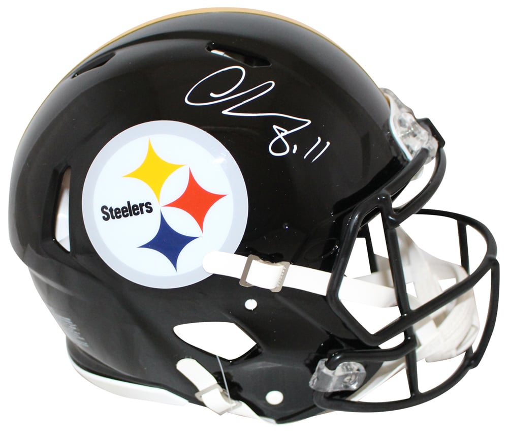 Chase Claypool Pittsburgh Steelers Signed Full Size Helmet - Authentic Speed Beckett-Powers Sports Memorabilia