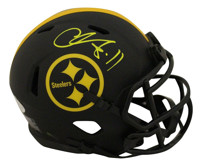 Chase Claypool Signed Pittsburgh Steelers Eclipse Mini Helmet – Beckett Authenticated-Powers Sports Memorabilia