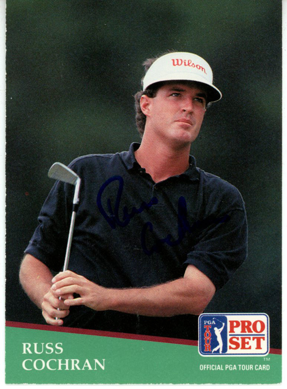 Russ Cochran Pga Signed Card - 1991 Pro Set #45 Beckett Beckett-Powers Sports Memorabilia
