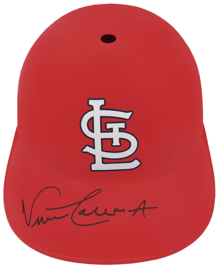 Vince Coleman Autographed St. Louis Cardinals Souvenir Replica Baseball Batting Helmet-Powers Sports Memorabilia