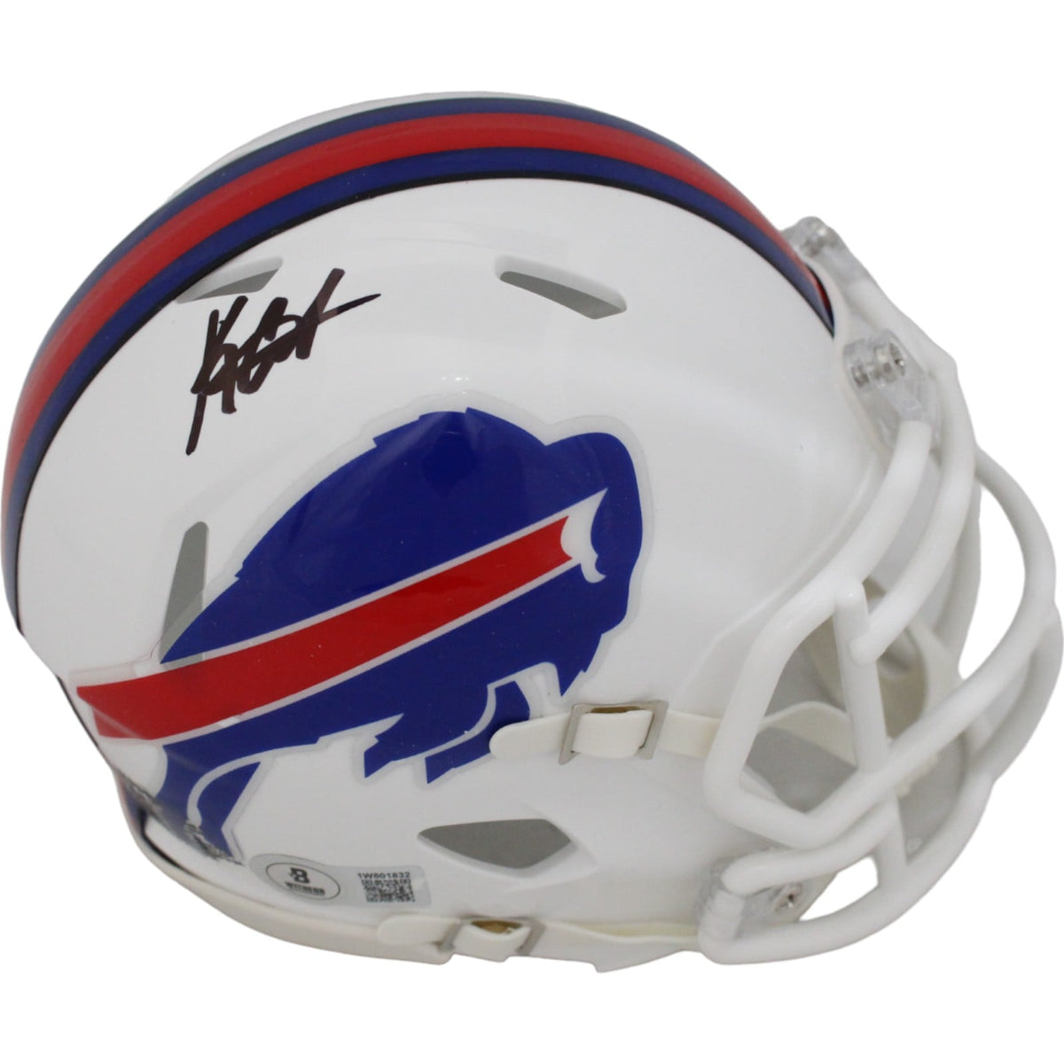 Keon Coleman Signed Buffalo Bills Mini Helmet – Beckett Authenticated