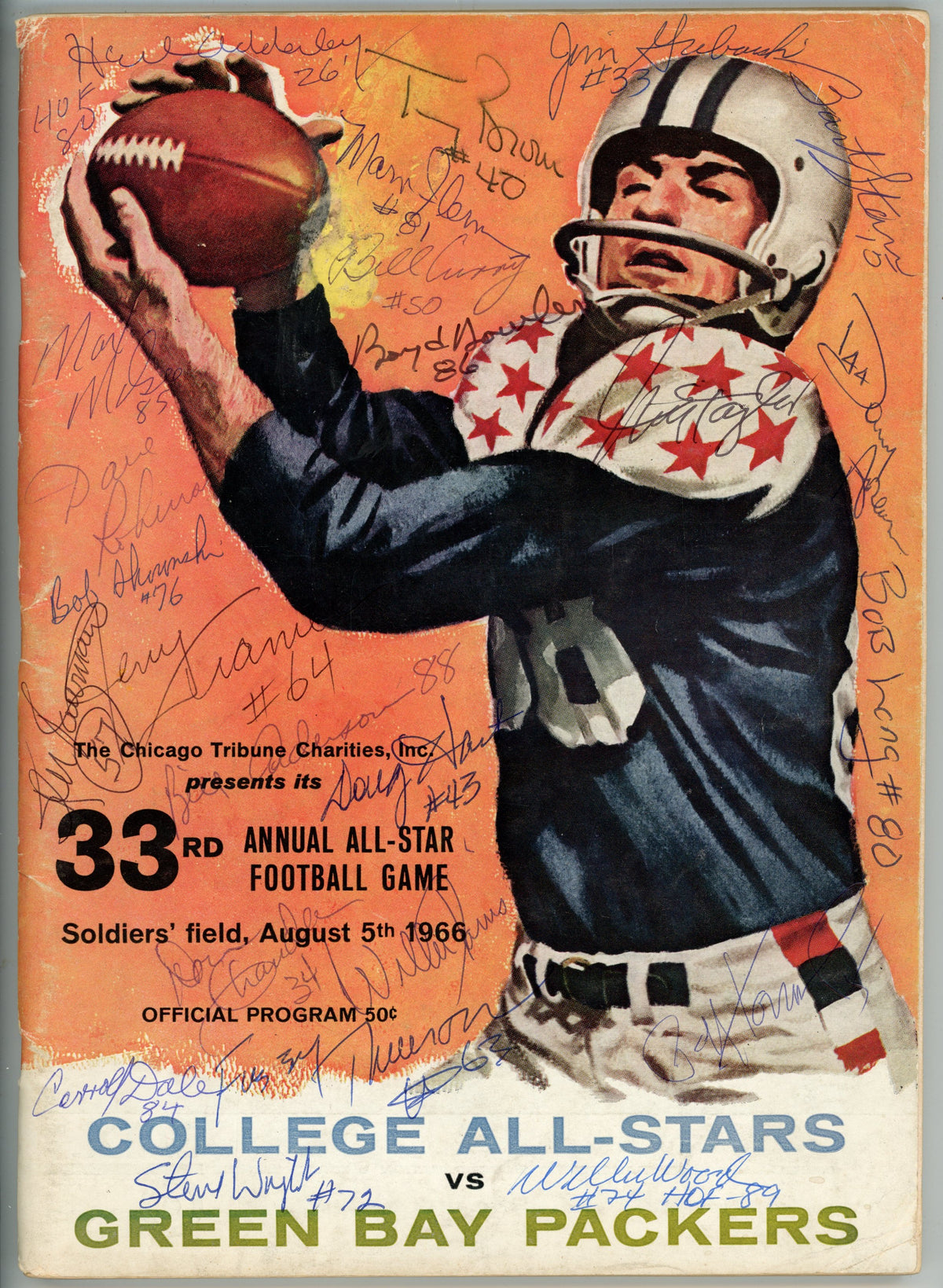 Bart Starr Jim Taylor Fuzzy Thurston +21 Green Bay Packers Signed Magazine - College Stars Magazine JSA JSA-Powers Sports Memorabilia