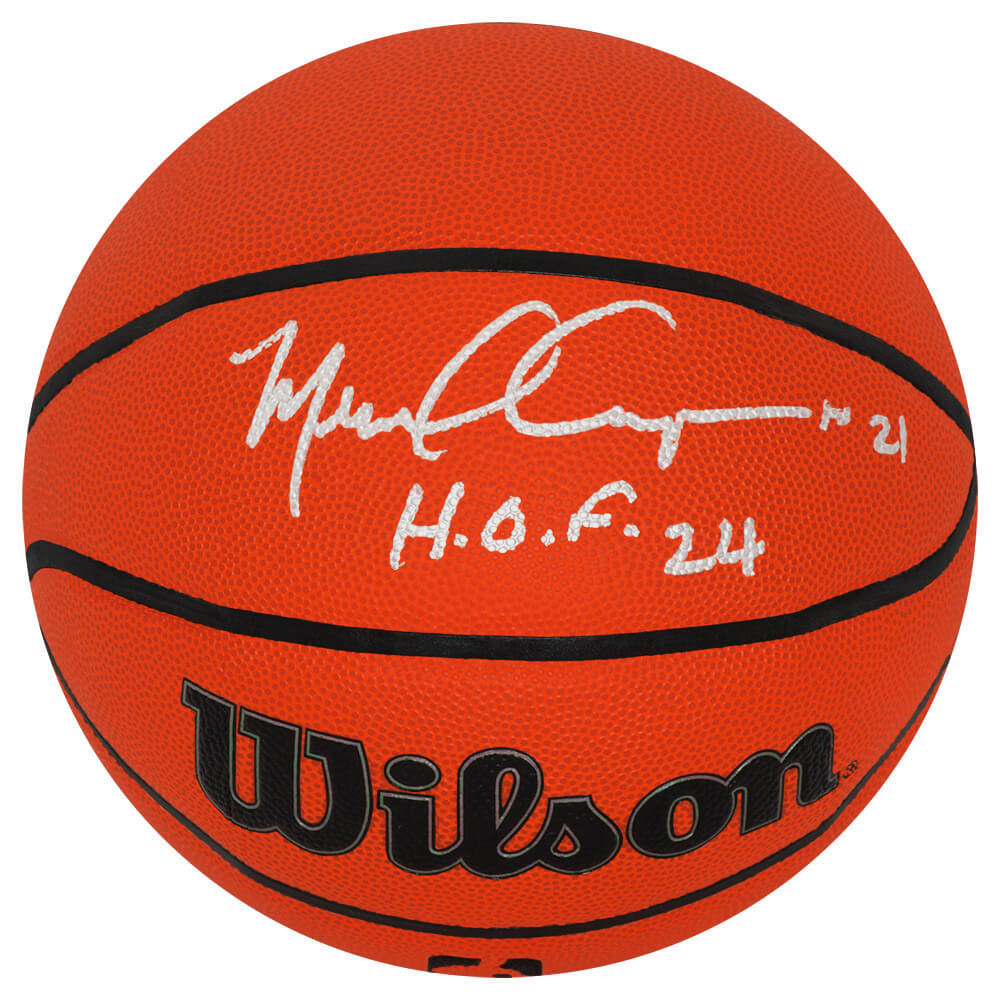 Michael Cooper Autographed Wilson Indoor/Outdoor NBA Basketball w/ HOF 24-Powers Sports Memorabilia