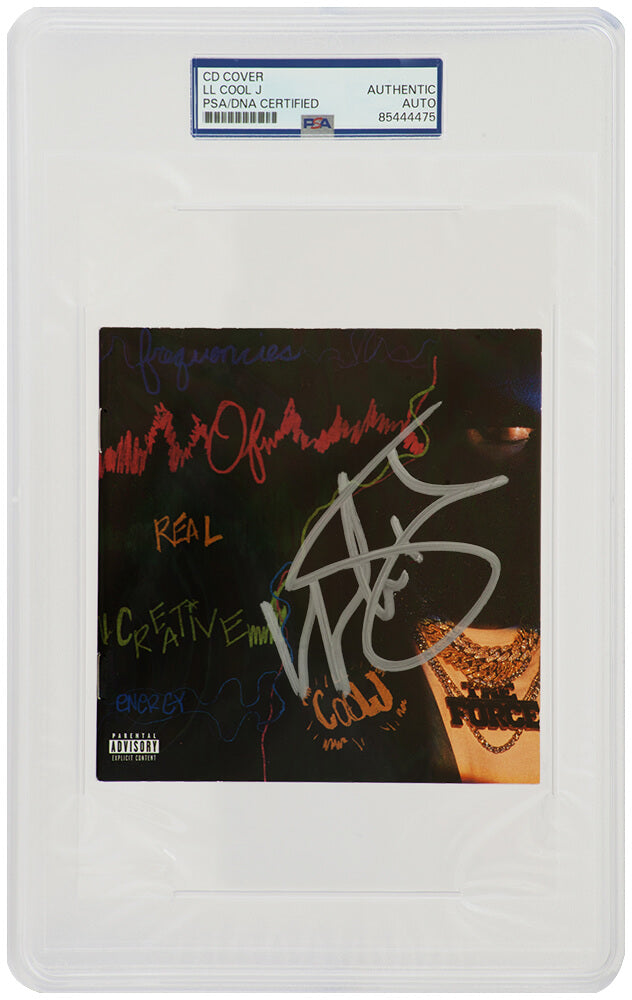 LL Cool J Autographed 'The Force' 5x5 CD Booklet Insert - (PSA/DNA Encapsulated)-Powers Sports Memorabilia