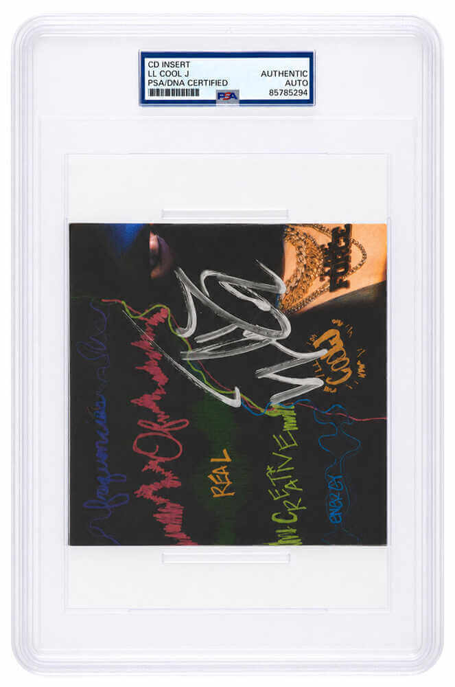 LL Cool J Autographed 'The Force' 5x5 CD Insert (PSA/DNA Encapsulated)