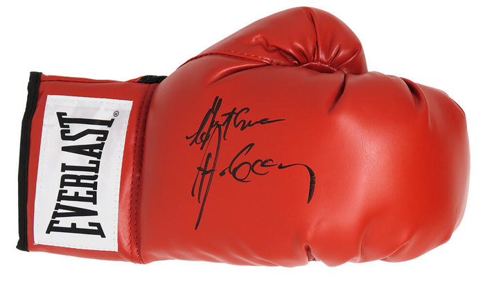 Gerry Cooney Autographed Everlast Red Boxing Glove with Gentleman-Powers Sports Memorabilia