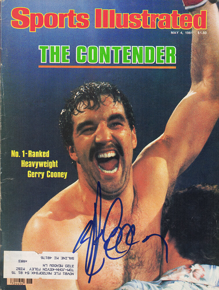 Gerry Cooney Autographed Sports Illustrated May 4, 1981 Original Magazine-Powers Sports Memorabilia