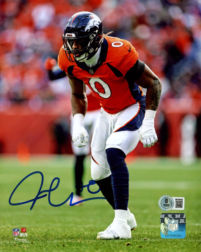 Jonathon Cooper Signed Denver Broncos 8x10 Photo – Beckett Witness Authenticated