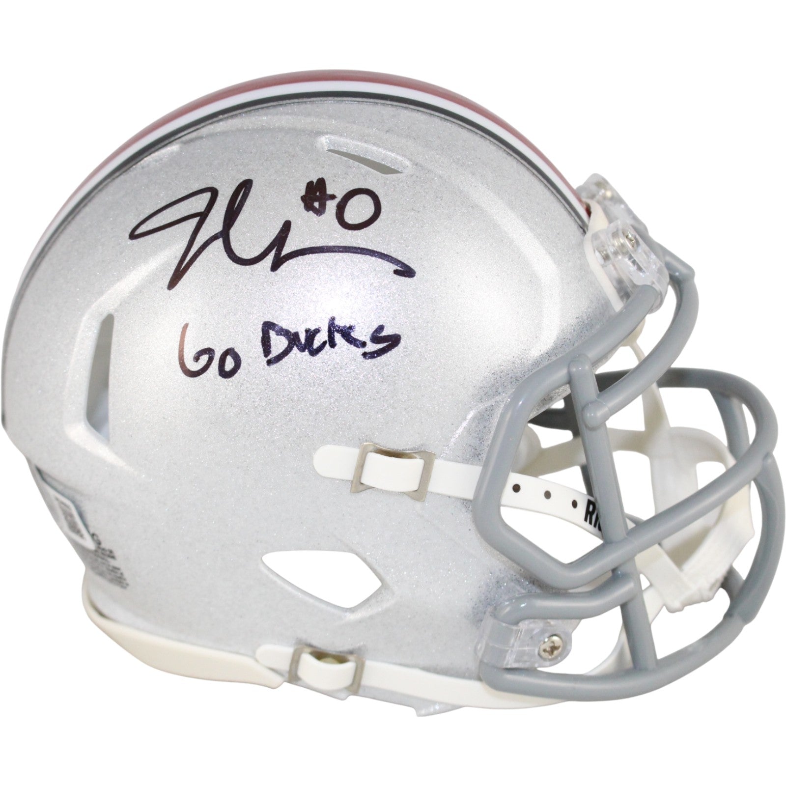 Jonathon Cooper Ohio State Buckeyes Signed Mini Helmet - Insc Beckett W Beckett-Powers Sports Memorabilia
