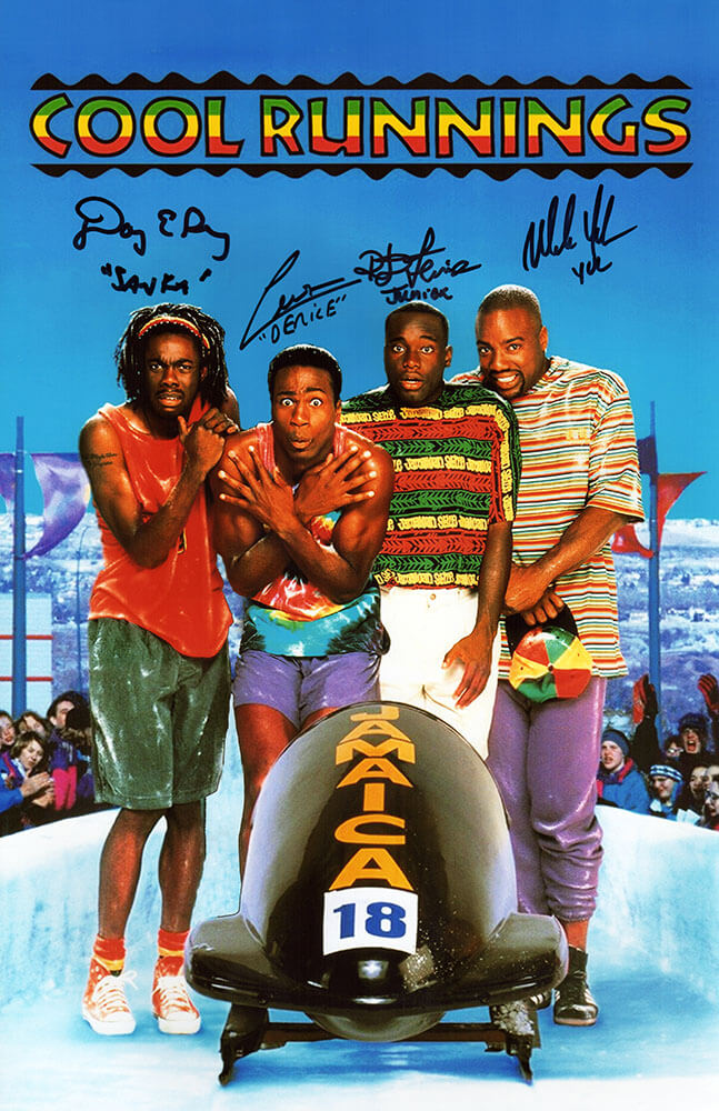 Cool Runnings Cast Autographed 11x17 Movie Poster-Powers Sports Memorabilia