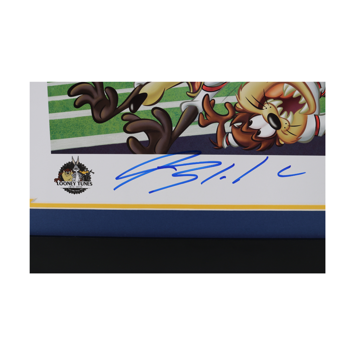 Blake Corum Michigan Wolverines Framed Signed Bugs Bunny LE 983/1000 Litho-Powers Sports Memorabilia
