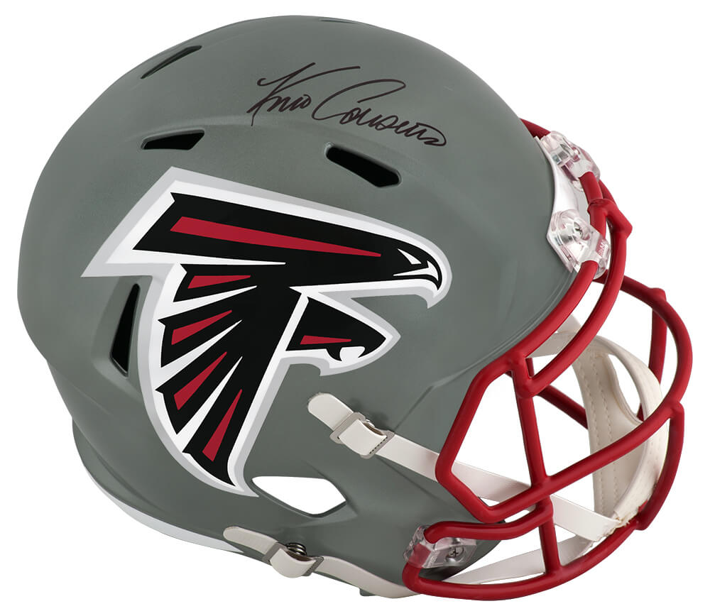 Kirk Cousins Atlanta Falcons Autographed Full Size Riddell Replica Helmet Fanatics-Powers Sports Memorabilia