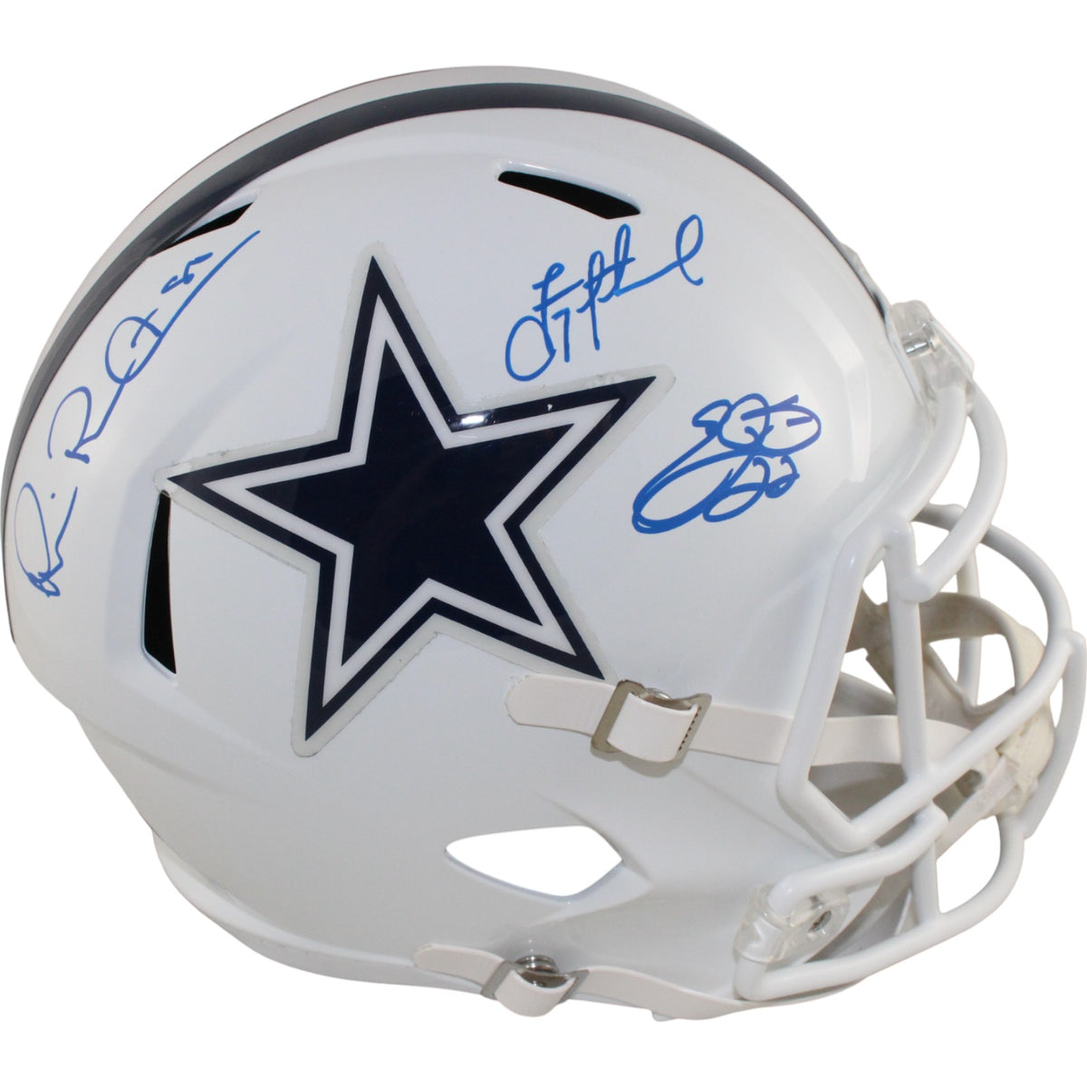 Dallas Cowboys F/S 22 Alt Signed Helmet Aikman Emmitt Irvin-Powers Sports Memorabilia