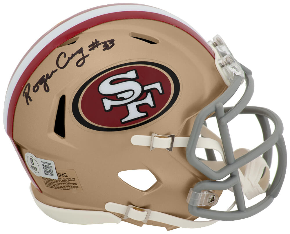 Roger Craig San Francisco 49ers Autographed Riddell Mini Helmet Beckett