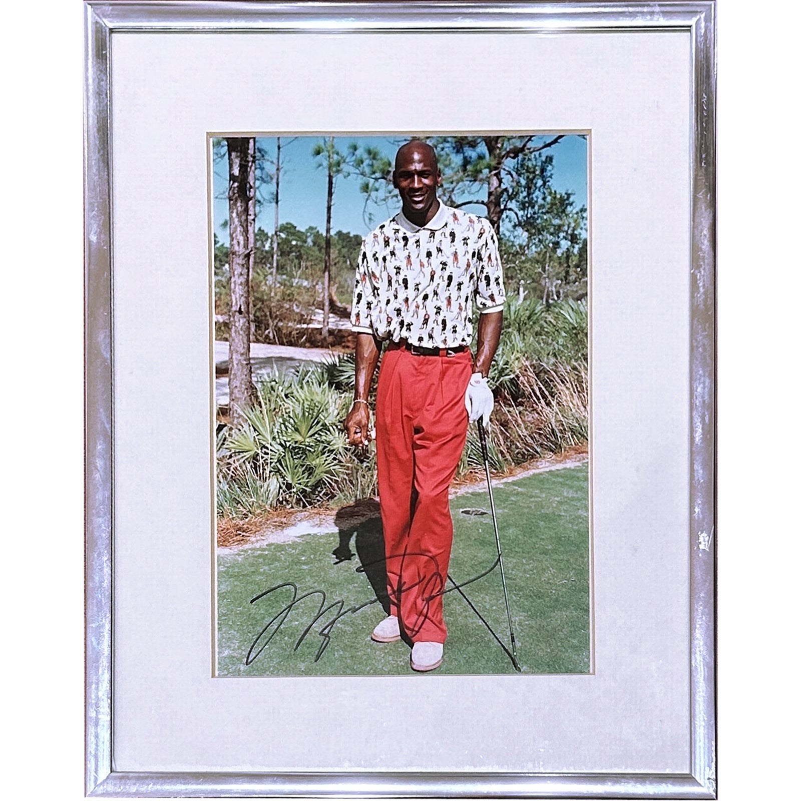 Autographed Michael Jordan Chicago Bulls Deluxe Framed 6x9 Photo - JSA-Powers Sports Memorabilia