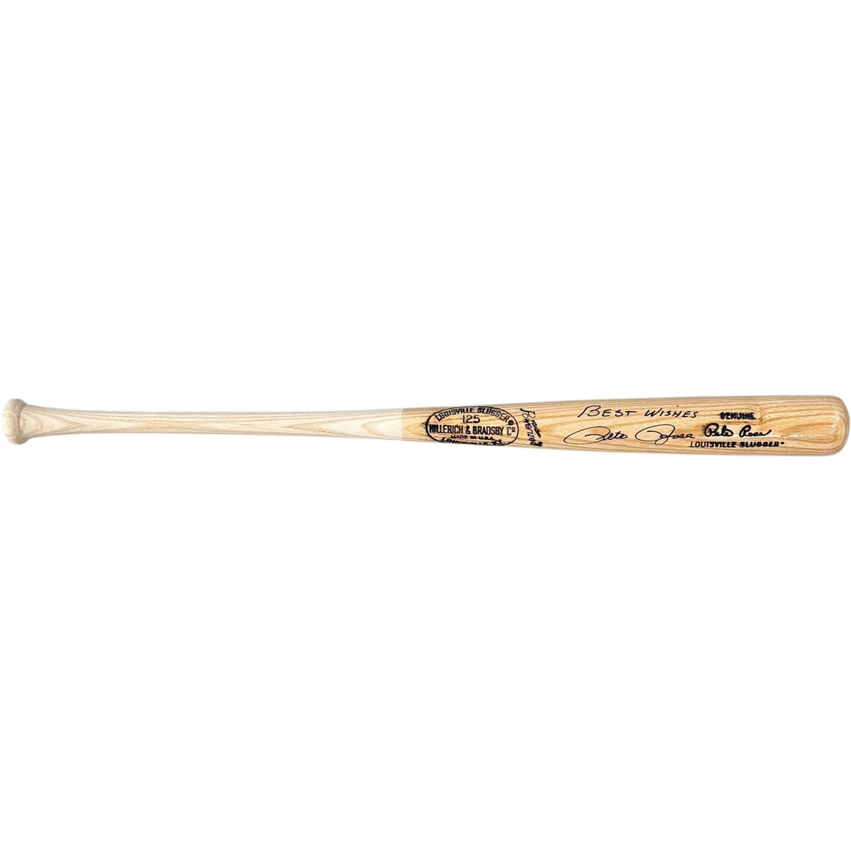 Autographed Pete Rose Official Louisville Slugger Baseball Bat - JSA-Powers Sports Memorabilia