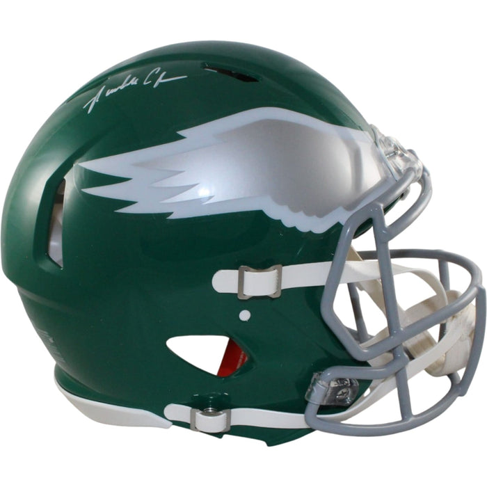 Randall Cunningham Signed Philadelphia Eagles Pro TB Helmet – Beckett Authenticated-Powers Sports Memorabilia