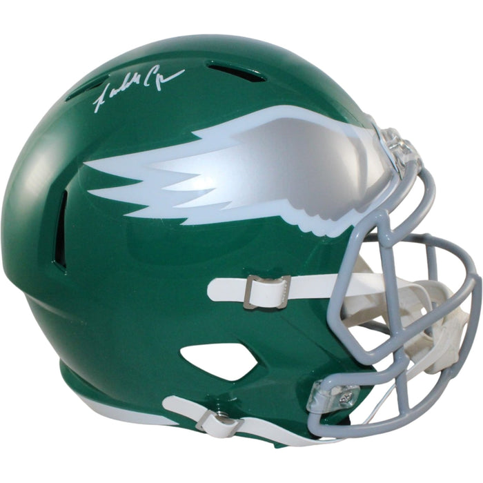 Randall Cunningham Signed Philadelphia Eagles Full-Size TB Helmet – Beckett Authenticated-Powers Sports Memorabilia
