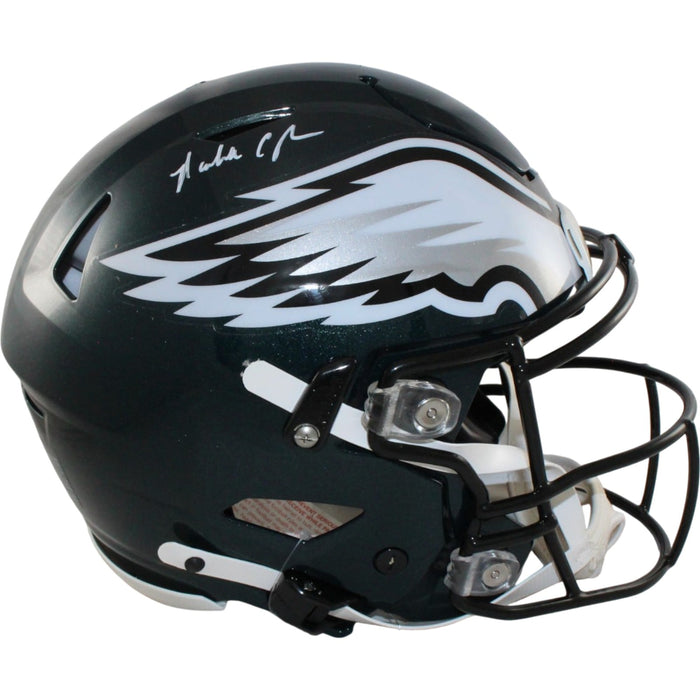 Randall Cunningham Signed Philadelphia Eagles SpeedFlex Helmet – Beckett Authenticated-Powers Sports Memorabilia