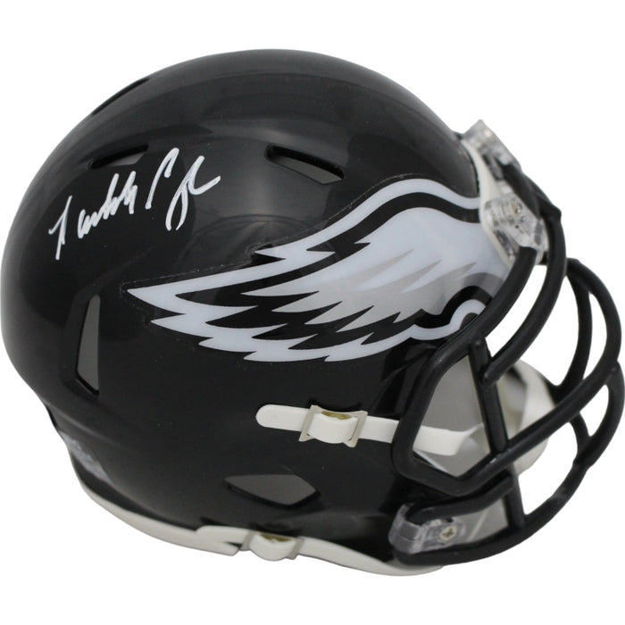 Randall Cunningham Signed Philadelphia Eagles 22 Alt Mini Helmet – Beckett Authenticated-Powers Sports Memorabilia