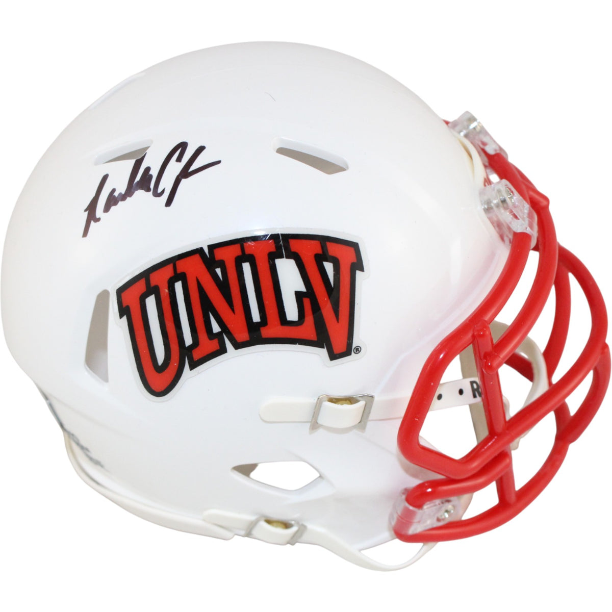 Randall Cunningham UNLV Running Rebels Signed Mini Helmet Beckett W 53208 Beckett-Powers Sports Memorabilia