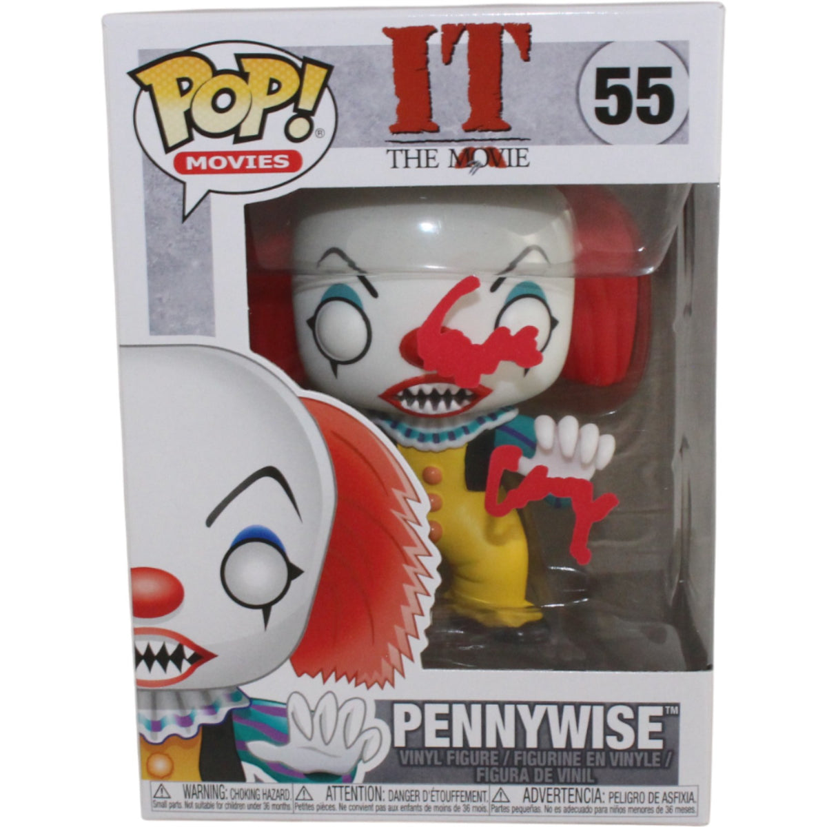 Tim Curry It Signed Funko Pop - Funko Pop! #55 Pennywise Beckett Beckett-Powers Sports Memorabilia