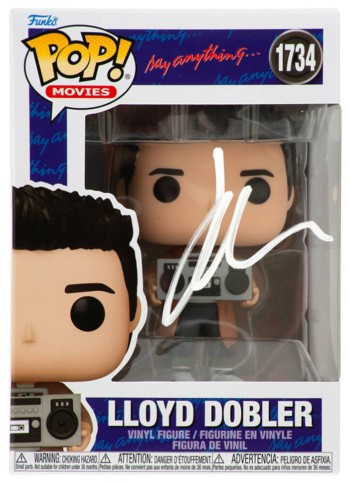 John Cusack Autographed Say Anything Lloyd Dobler Holding Boombox Funko Pop #1734-Powers Sports Memorabilia