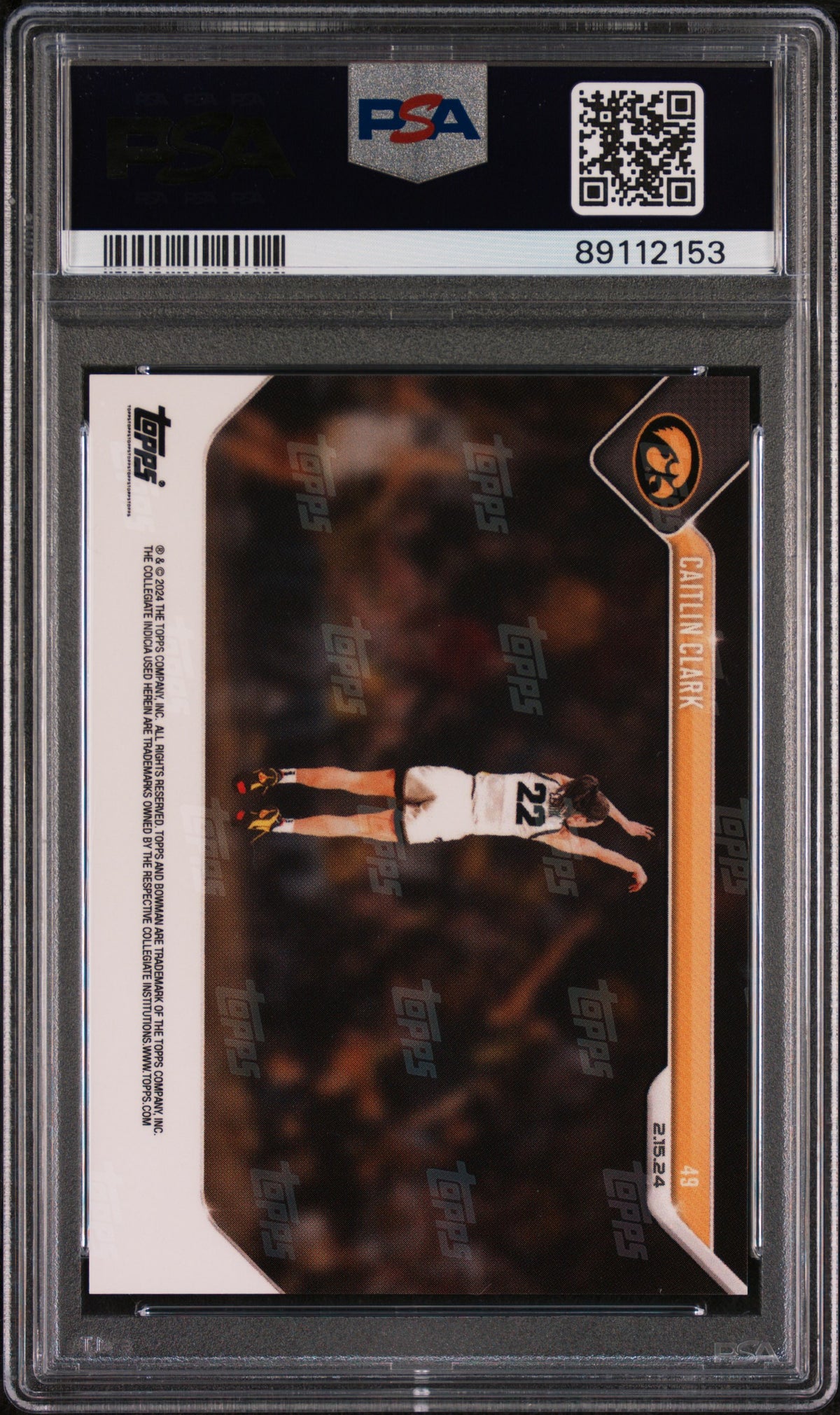 Caitlin Clark 2023 Bowman U Now Breaks Scoring Record Rookie Card #49 PSA 10-Powers Sports Memorabilia
