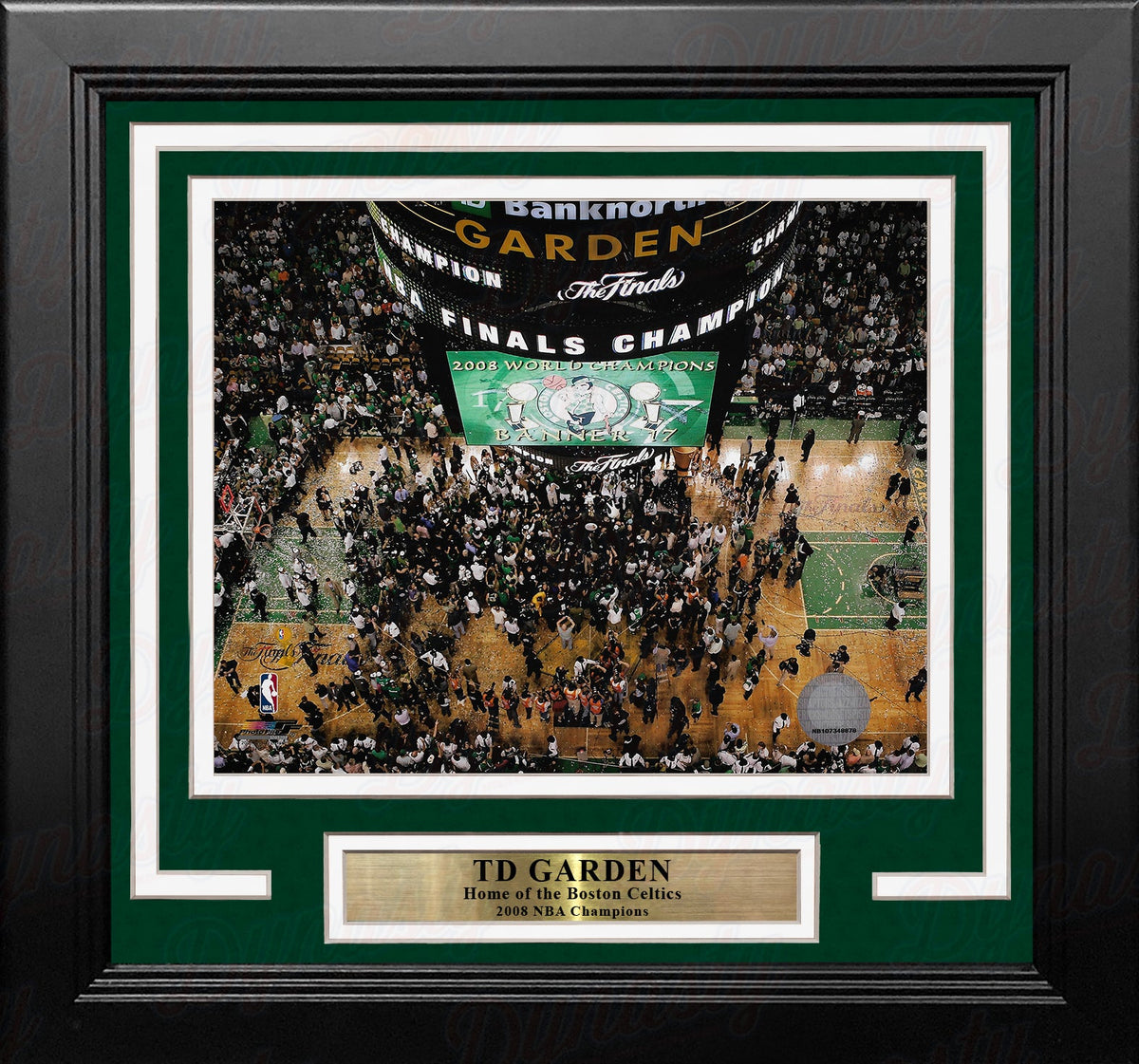 Boston Celtics TD Garden 2008 NBA Champions 8" x 10" Framed Basketball Stadium Photo-Powers Sports Memorabilia