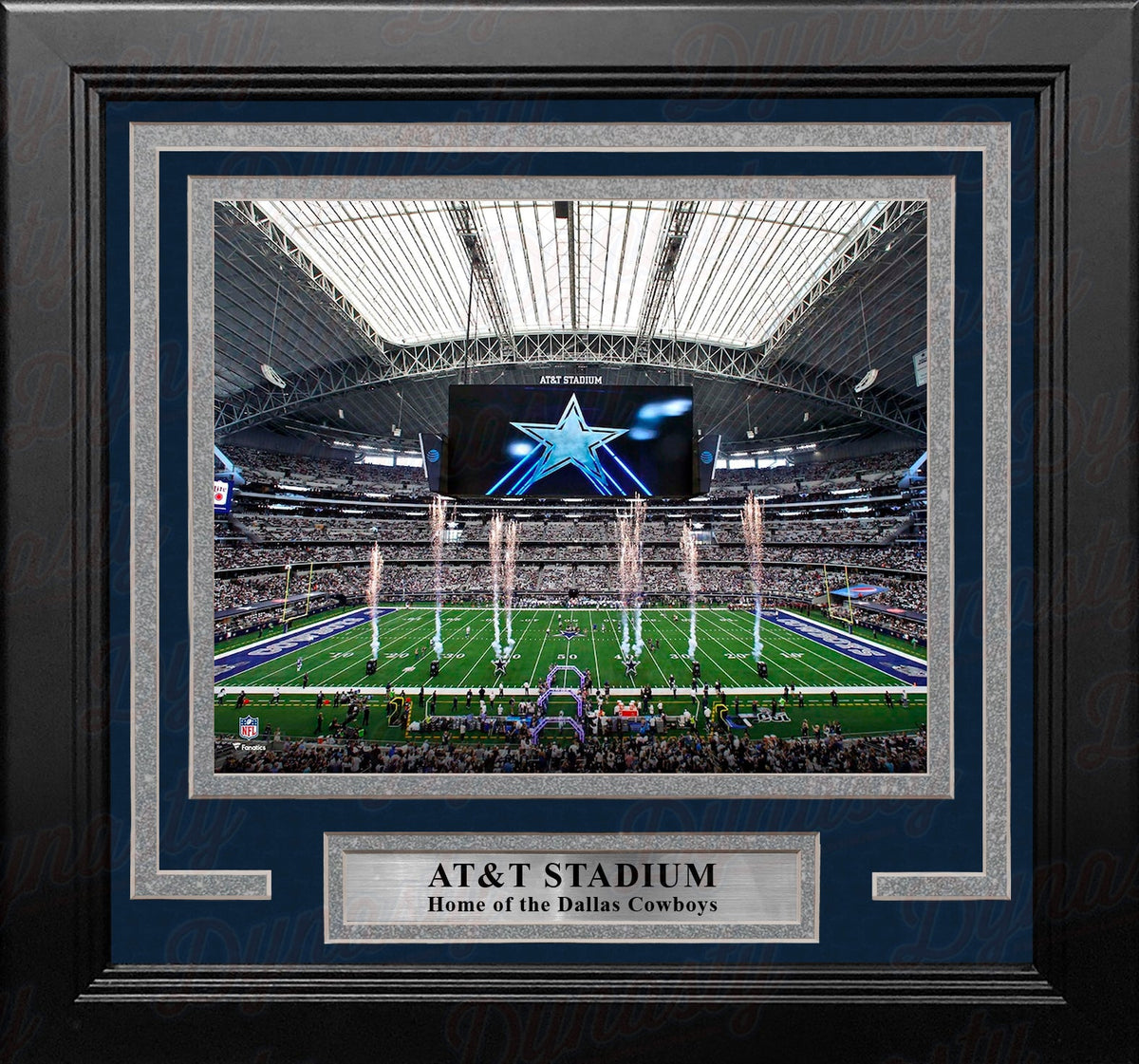 Dallas Cowboys AT&T Stadium 8" x 10" Framed Football Display Photo-Powers Sports Memorabilia