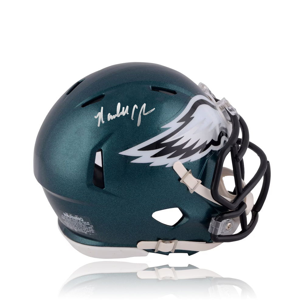 Randall Cunningham Philadelphia Eagles Signed Helmet-Powers Sports Memorabilia