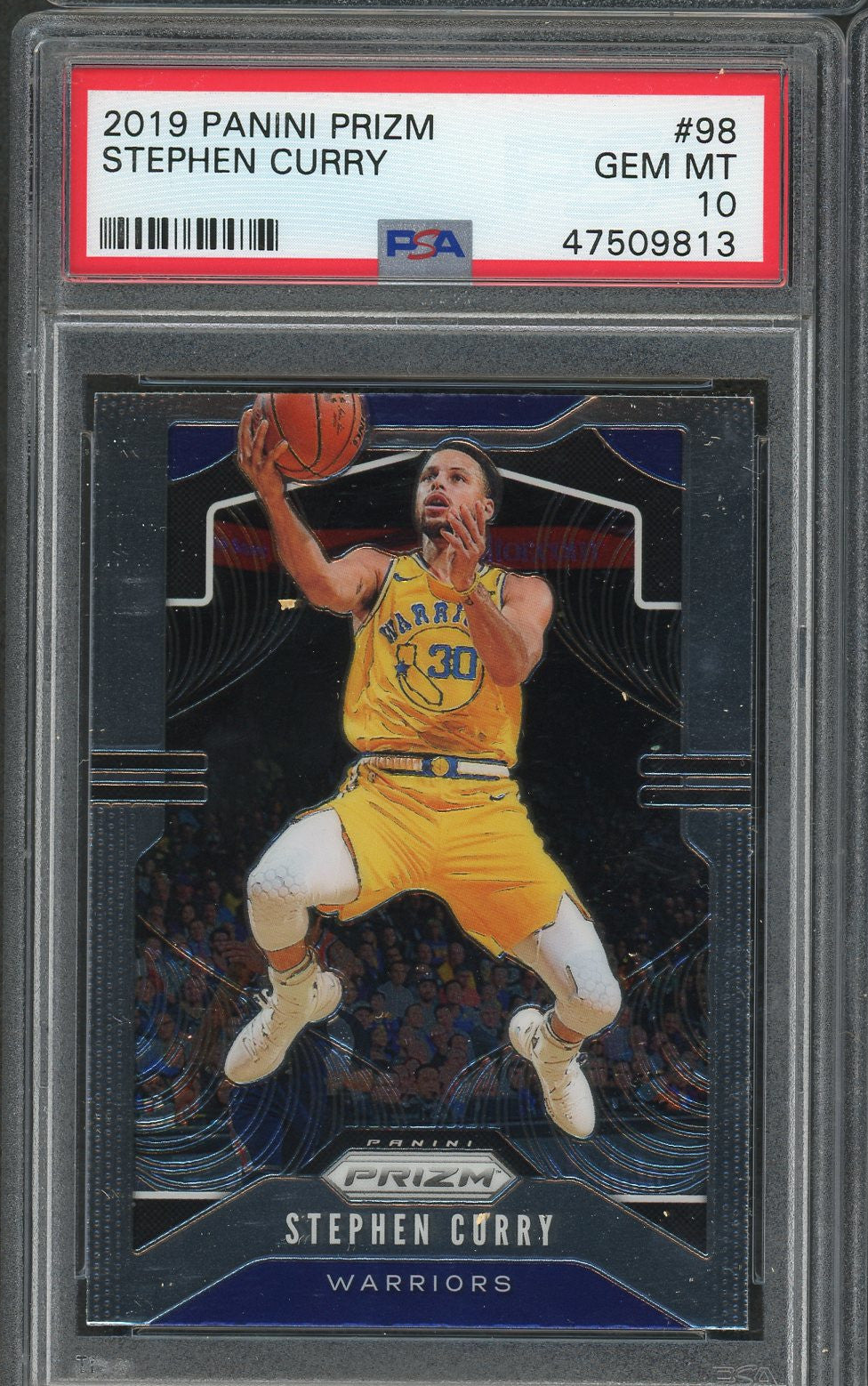 Stephen Curry 2019 Panini Prizm Basketball Card #98 Graded PSA 10 GEM MINT-Powers Sports Memorabilia