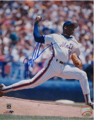 Dwight / Doc Gooden Autographed New York Mets 16x20 Photo - MLB Authenticated Hologram-Powers Sports Memorabilia
