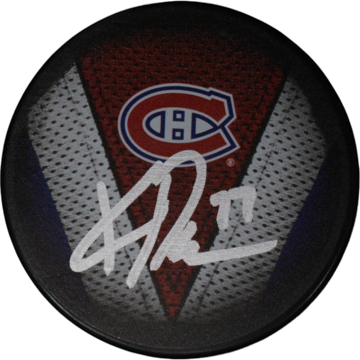 Kirby Dach Montreal Canadiens Signed Hockey Puck - Hockey Puck FAN-Powers Sports Memorabilia