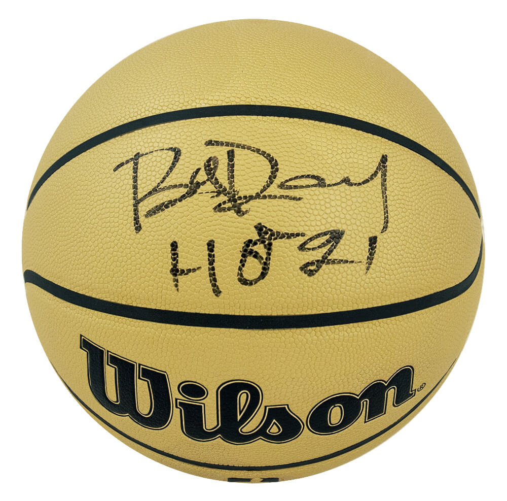 Bob Dandridge Autographed Wilson Gold Full Size NBA Basketball w/ HOF 21-Powers Sports Memorabilia