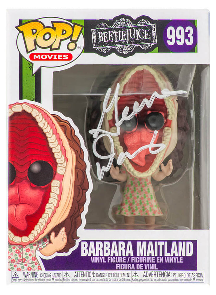Geena Davis Autographed Beetlejuice 'Barbara Transformed' Funko Pop Doll #993-Powers Sports Memorabilia