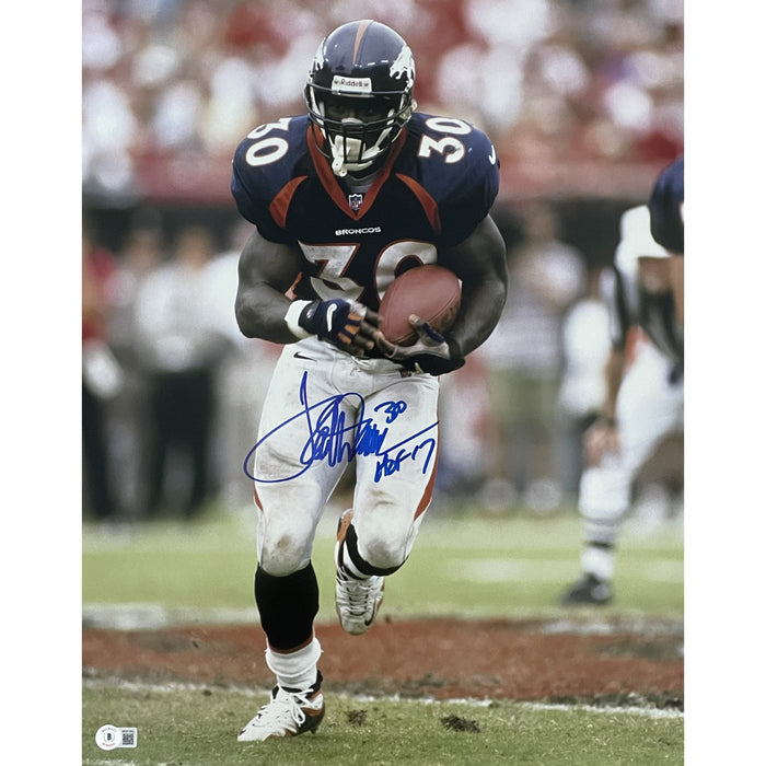Terrell Davis Signed Denver Broncos 16x20 Photo – Beckett Authenticated