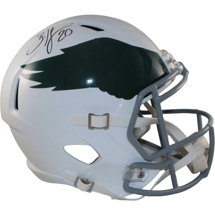 Brian Dawkins Signed Philadelphia Eagles Full-Size TB Helmet Beckett WIT-Powers Sports Memorabilia