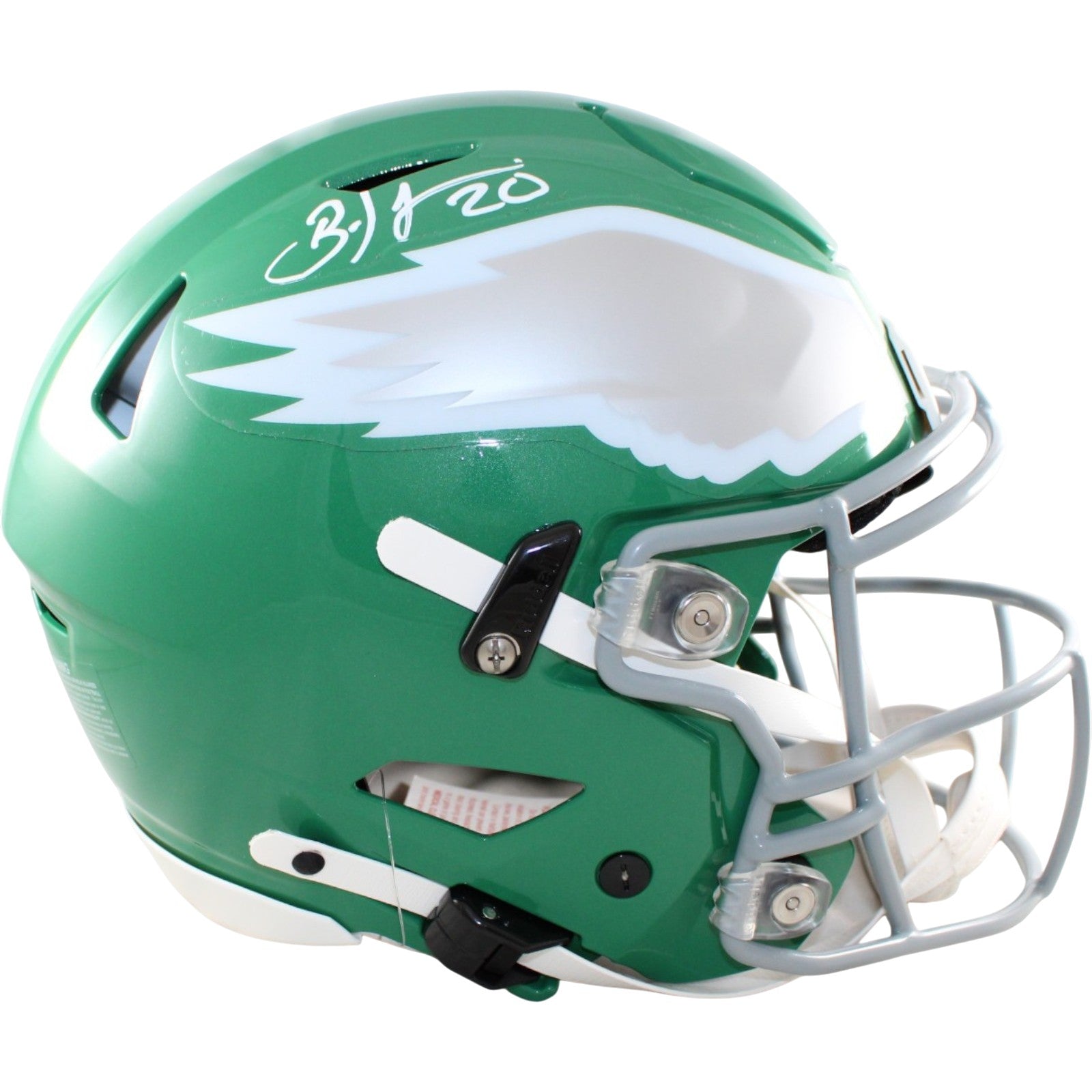 Brian Dawkins Philadelphia Eagles Signed Helmet Speedflex Alt 23 Beckett W 58604 Beckett-Powers Sports Memorabilia