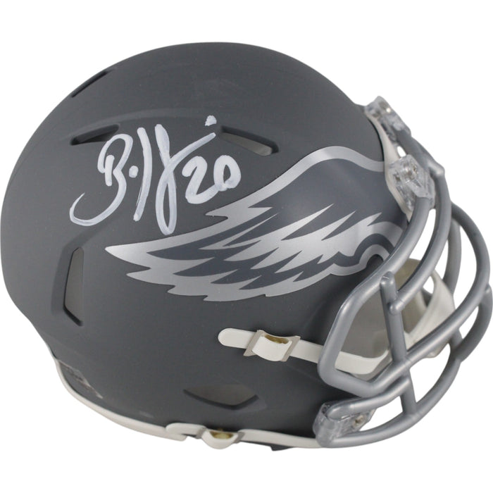 Brian Dawkins Signed Philadelphia Eagles Slate Mini Helmet – Beckett Authenticated-Powers Sports Memorabilia