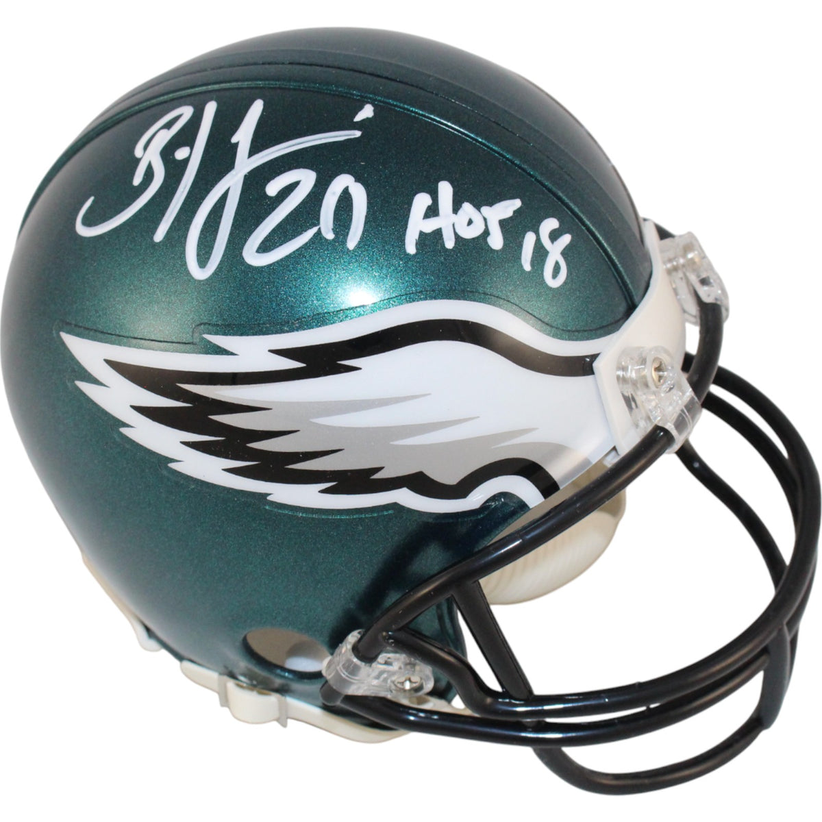 Brian Dawkins Philadelphia Eagles Signed Mini Helmet - VSR4 HOF Beckett Beckett-Powers Sports Memorabilia