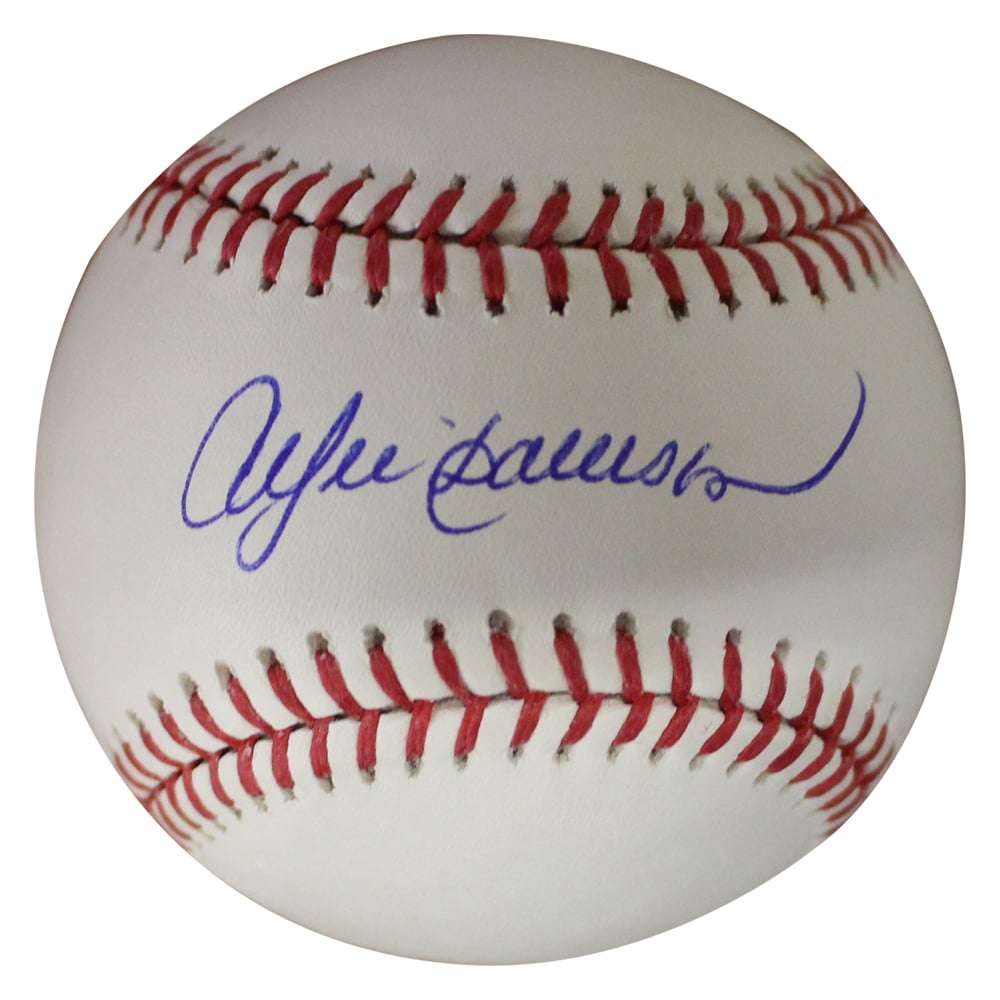 Andre Dawson Chicago Cubs Signed OML Baseball – JSA Authenticated-Powers Sports Memorabilia
