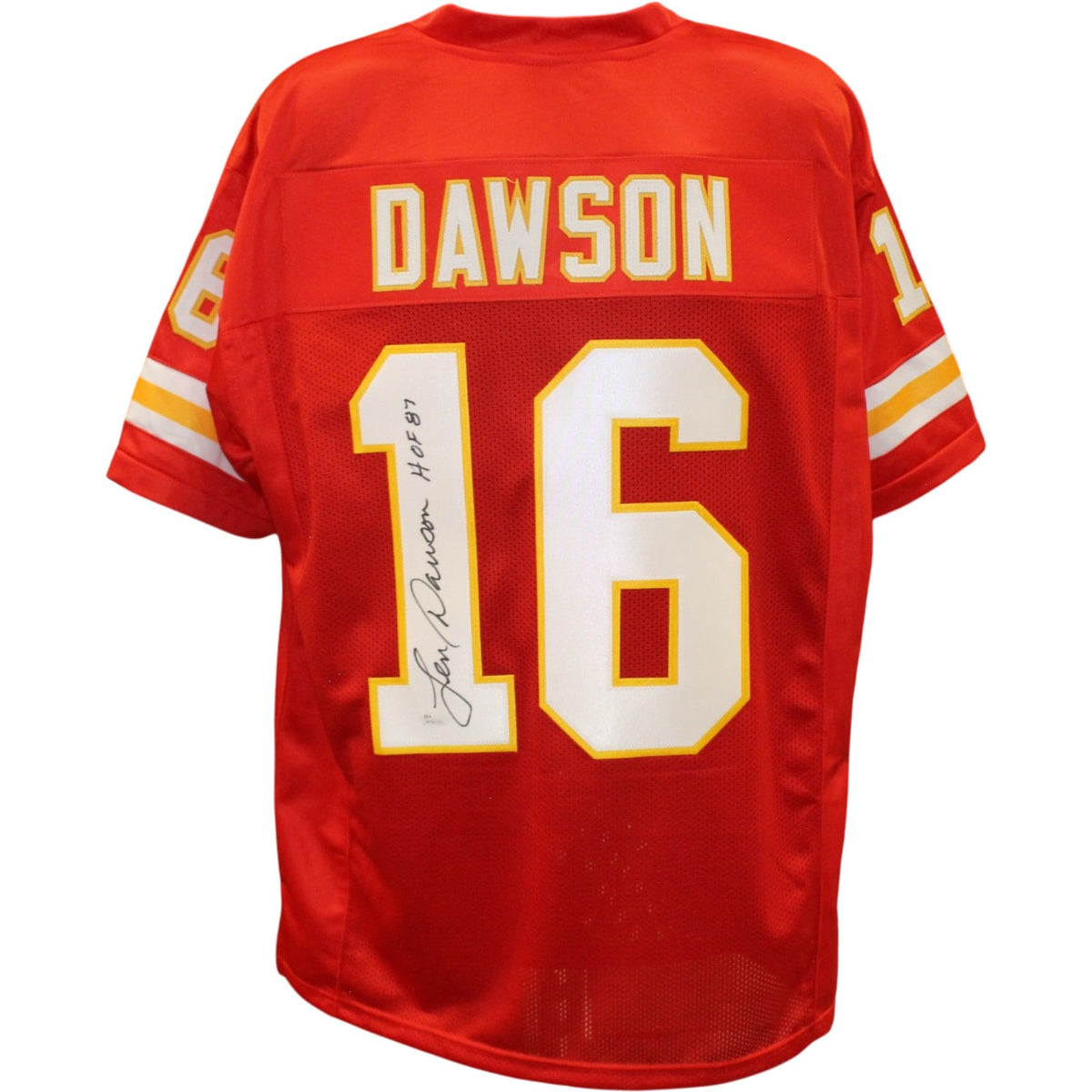 Len Dawson Kansas City Chiefs Signed Jersey - Pro Style Size XL Red JSA JSA-Powers Sports Memorabilia