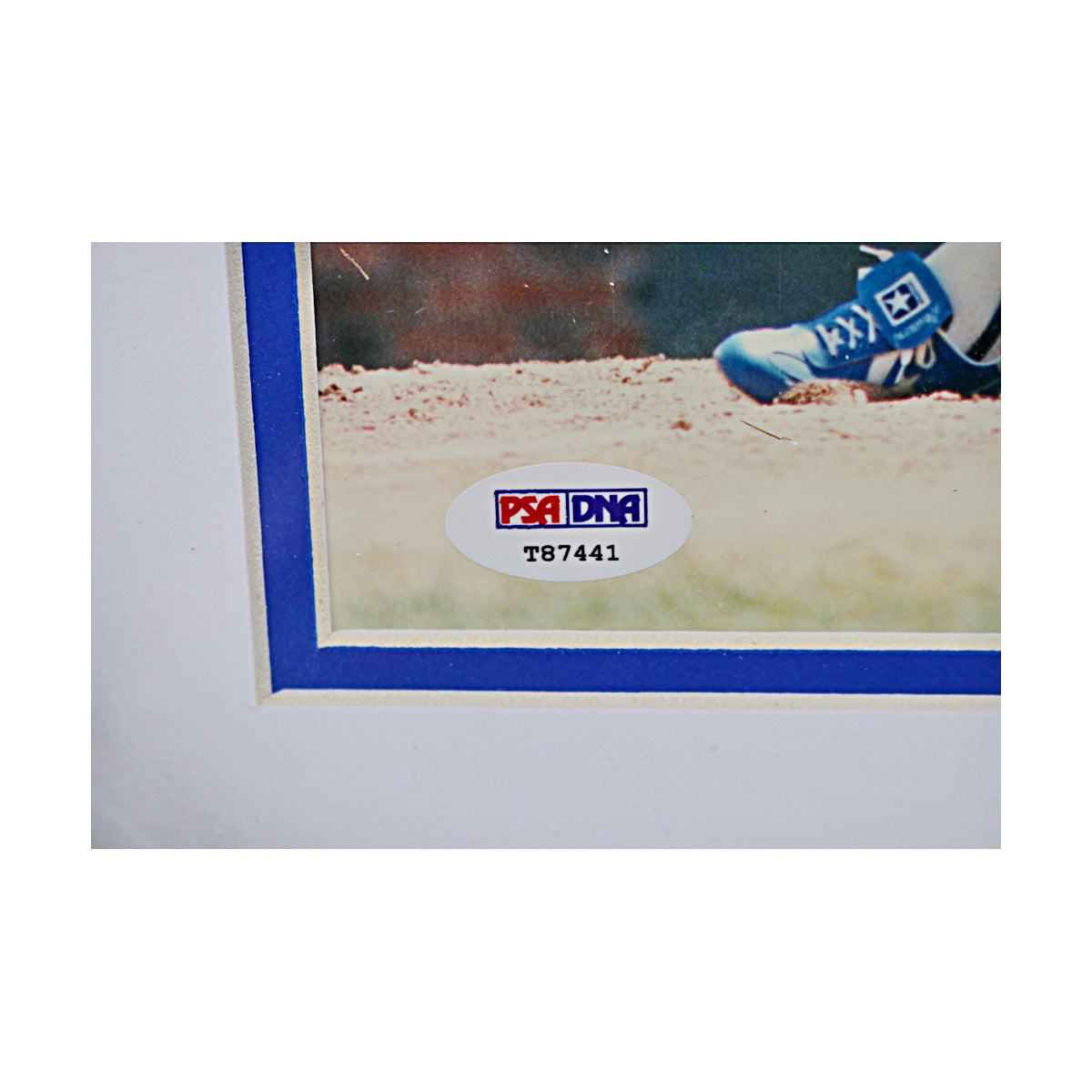 Andre Dawson Chicago Cubs Signed Framed 8x10 Swing Photo (PSA Holo #T87441)-Powers Sports Memorabilia