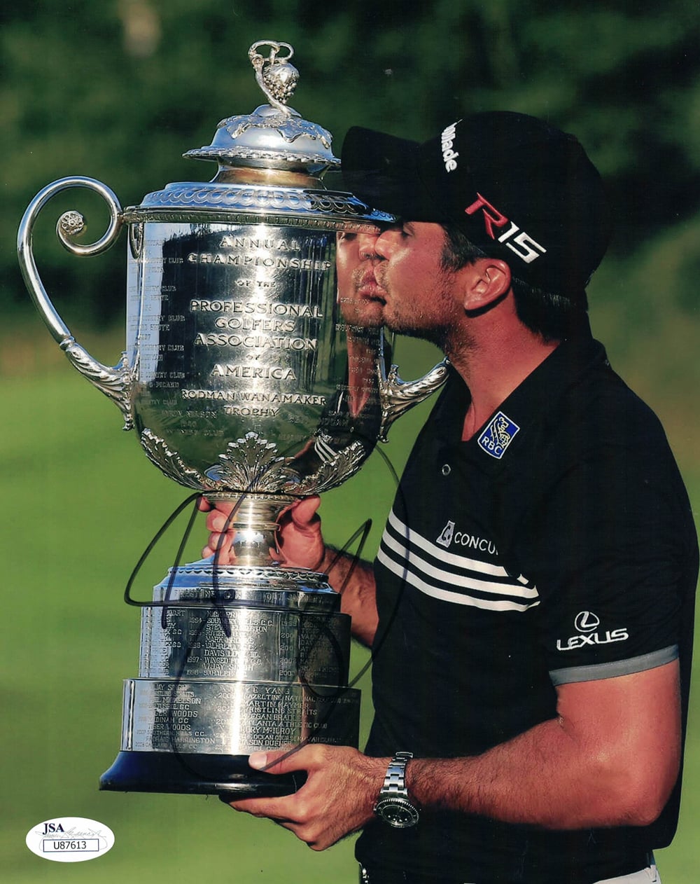 Jason Day PGA Championship Golf Signed 8x10 Photo – JSA Authenticated-Powers Sports Memorabilia