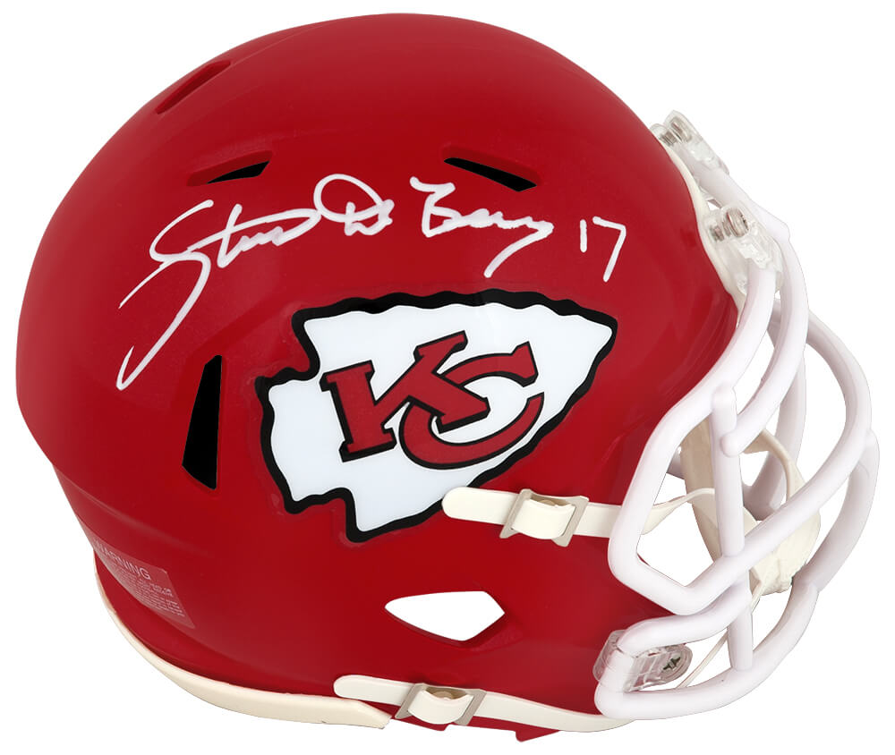 Steve DeBerg Autographed Kansas City Chiefs Riddell Speed Mini Helmet-Powers Sports Memorabilia