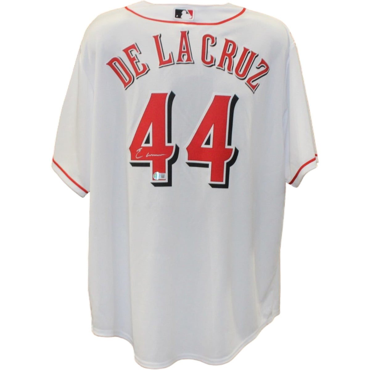 Elly De La Cruz Signed Cincinnati Reds Nike White XL Jersey – Beckett Authenticated-Powers Sports Memorabilia