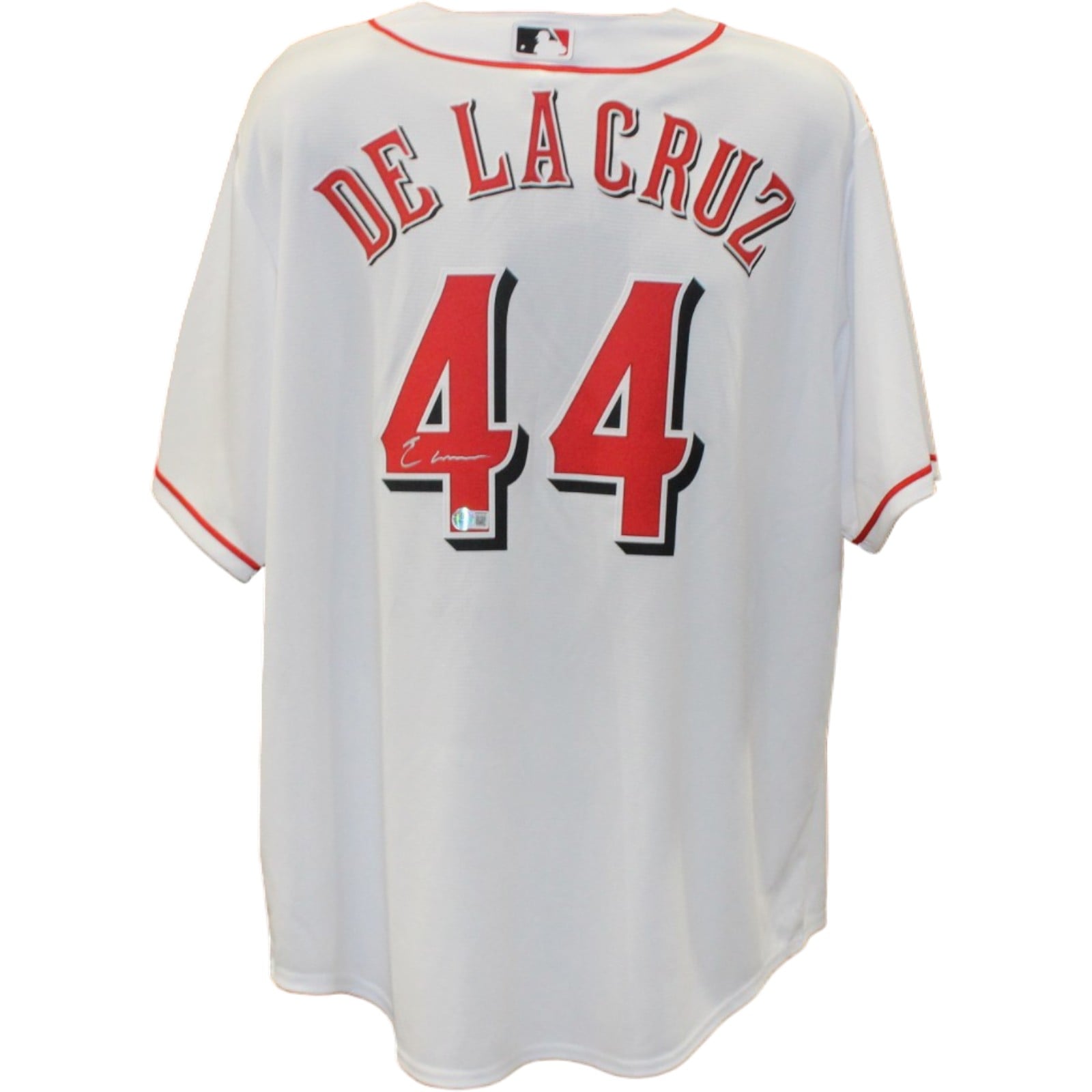 Elly De La Cruz Signed Cincinnati Reds Nike White XL Jersey – Beckett Authenticated-Powers Sports Memorabilia